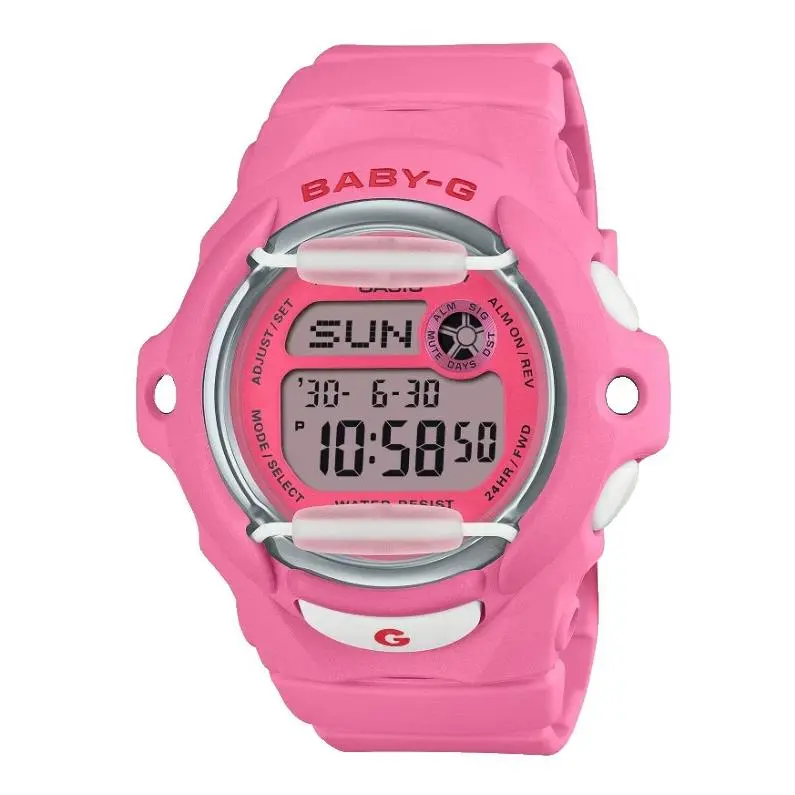 Casio Baby-g Digital Watch Pink Resin BG-169CH-4