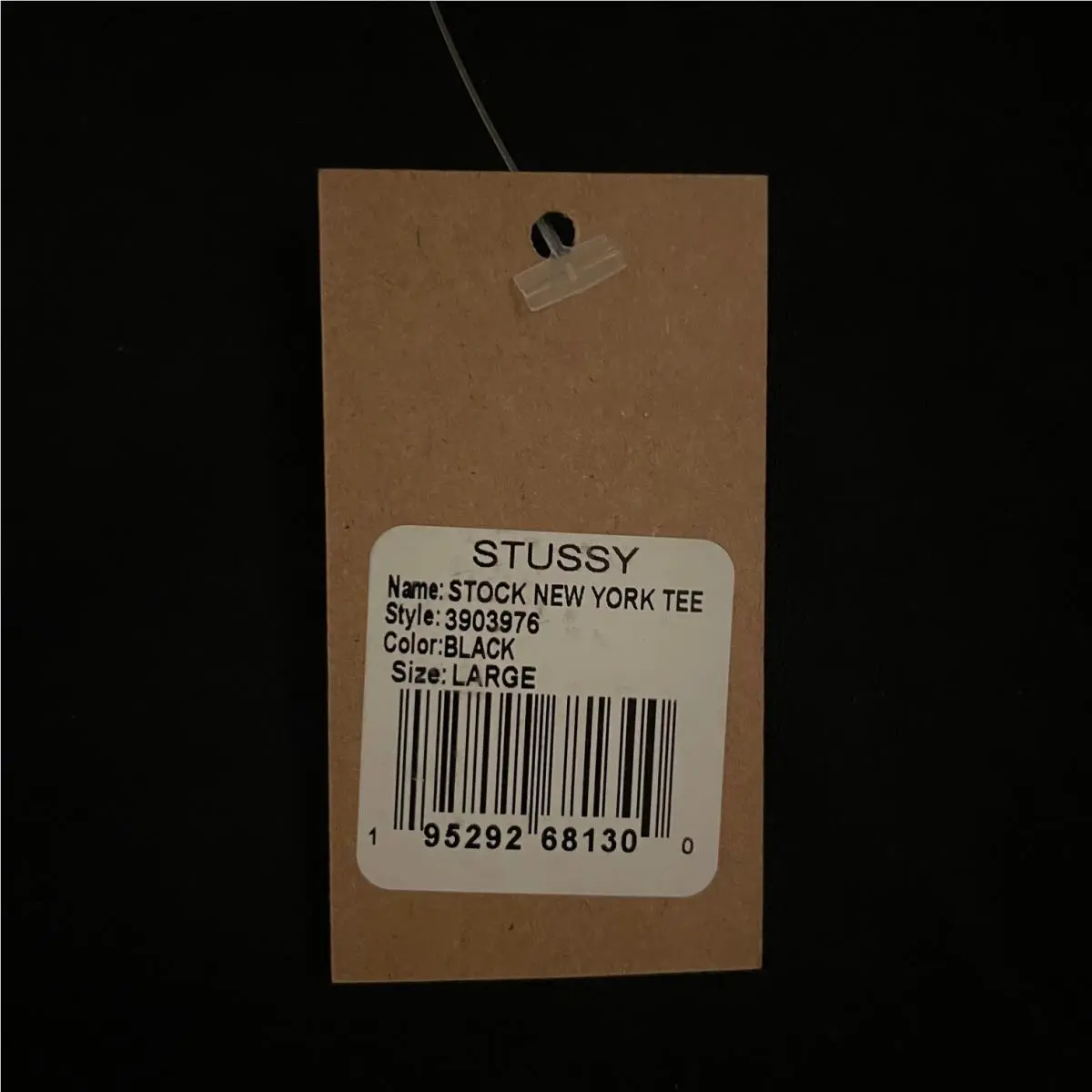 Stussy  clothing - Stussy Stock New York Tee - Style 3903976 - Black 1