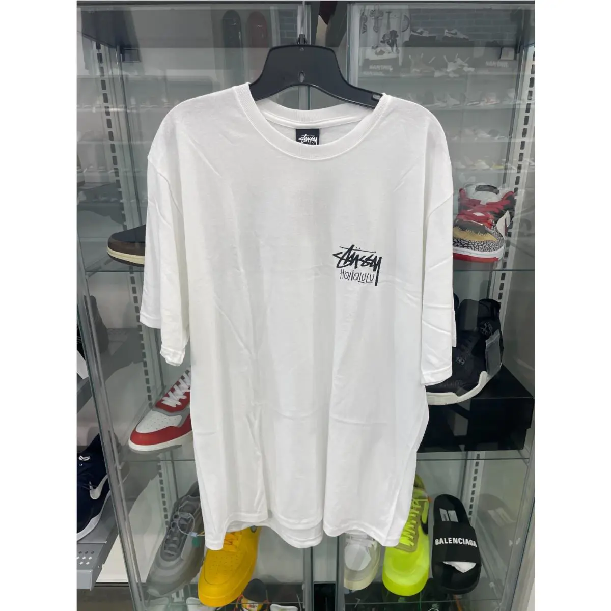 Honolulu Tee White Size L Ships Fast by Stussy