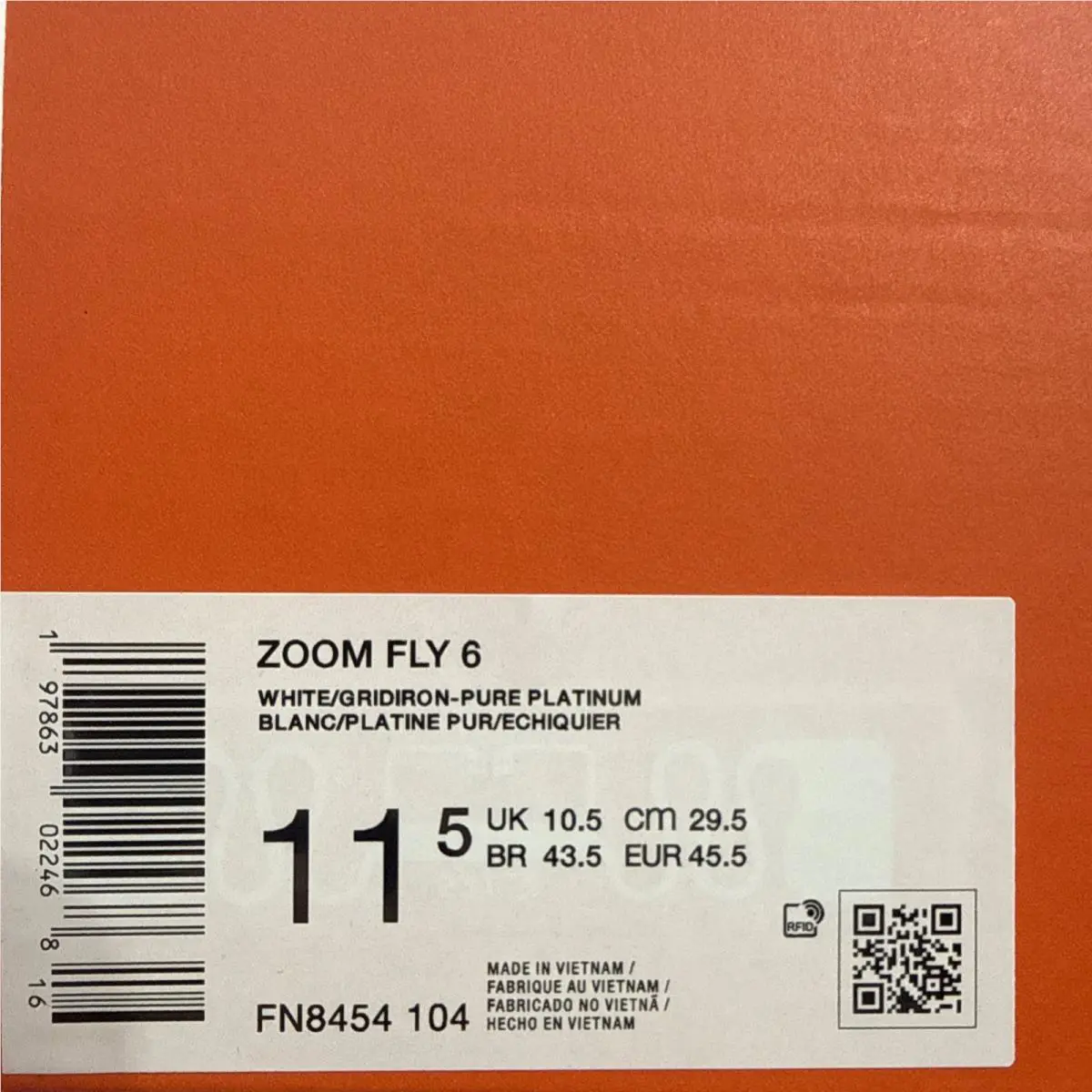 Nike shoes - Nike Zoom Fly - Zoom Fly - FN8454-104 - White 5
