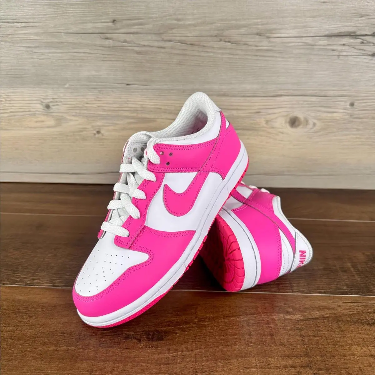 Nike Dunk Low PS Size 3Y White Laser Fuchsia FB9108 102