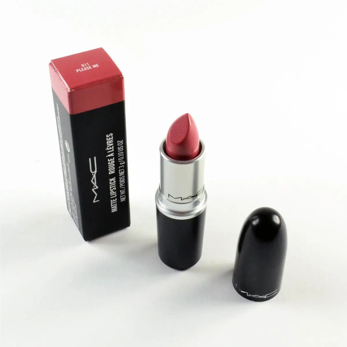 Mac Matte Lipstick 611 Please ME - Full Size 3 g / 0.1 Oz