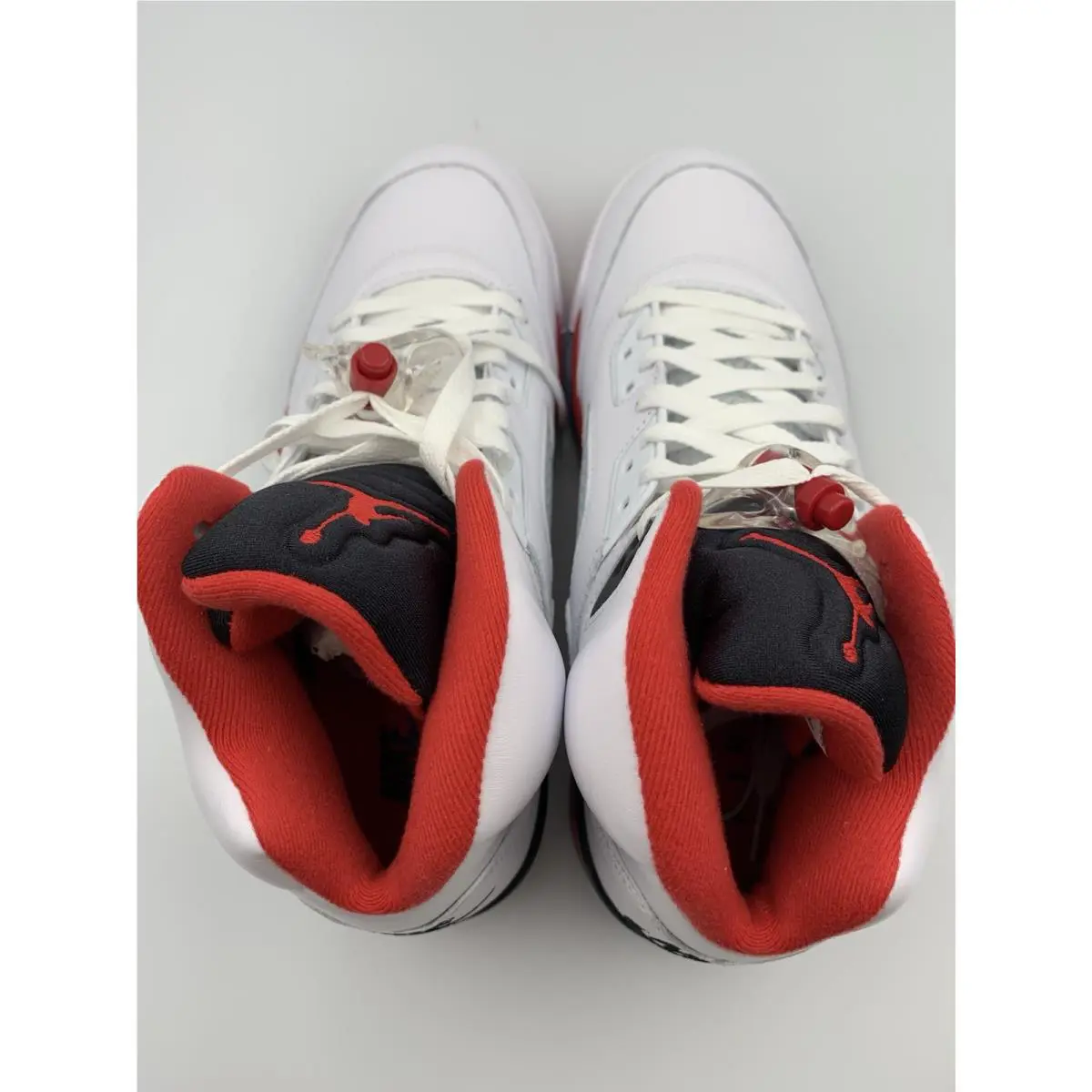 Nike shoes - Air Jordan 9 - Air - HQ7978-101 - White/ Fire Red 4