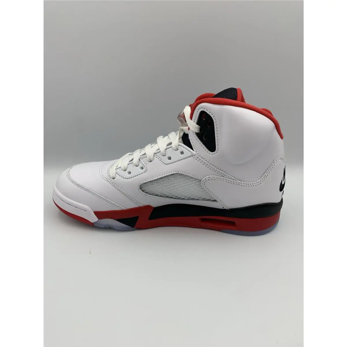Nike shoes - Air Jordan 9 - Air - HQ7978-101 - White/ Fire Red 5
