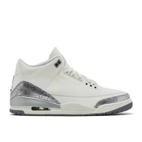 Women`s Jordan 3 Retro `sail Cement Grey` Size 6.5