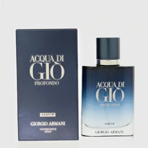Acqua Di Gio Profondo 1.6 Oz Eau De Parfum Spray by Giorgio Armani Box For Men