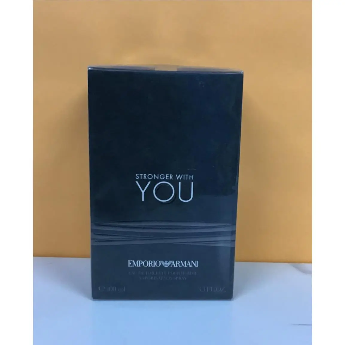Stronger with You by Giorgio Armani Eau de Toilette 3.4/3.3 oz Spray For Men
