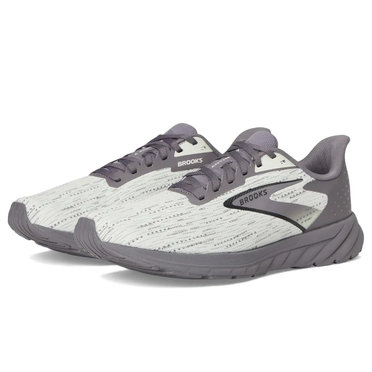 Man`s Sneakers Athletic Shoes Brooks Anthem 7 - Grey/Excalibur/Black