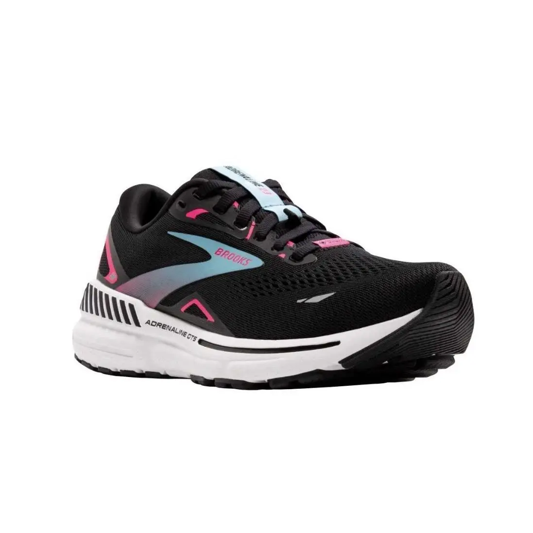 Brooks Women’s Size 6 Adrenaline Gts 23 Gore-tex - Black /Knockout Pink /Aqua