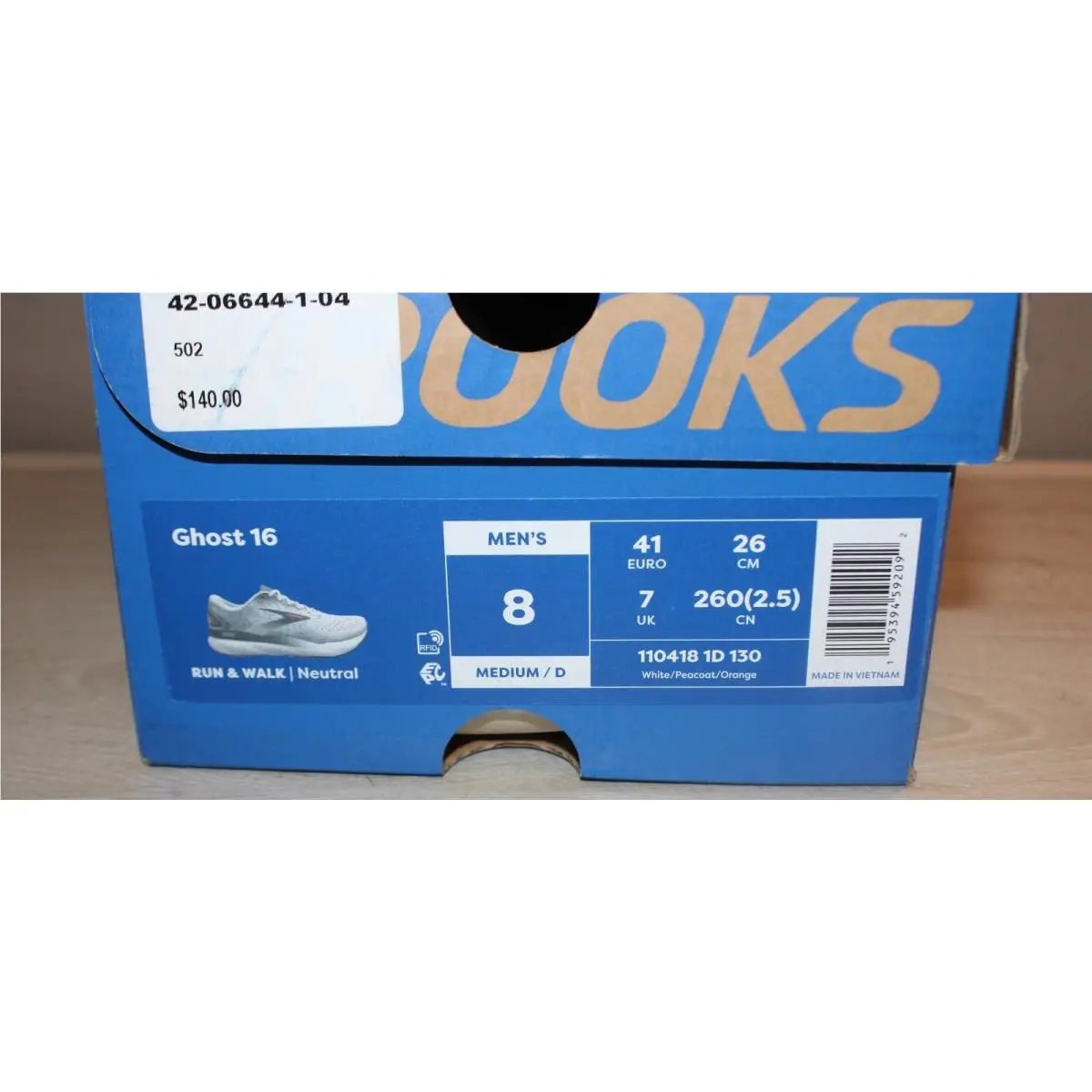Brooks shoes - Brooks Ghost 16 - Ghost - 110418-1D-130 - Multicolor 0