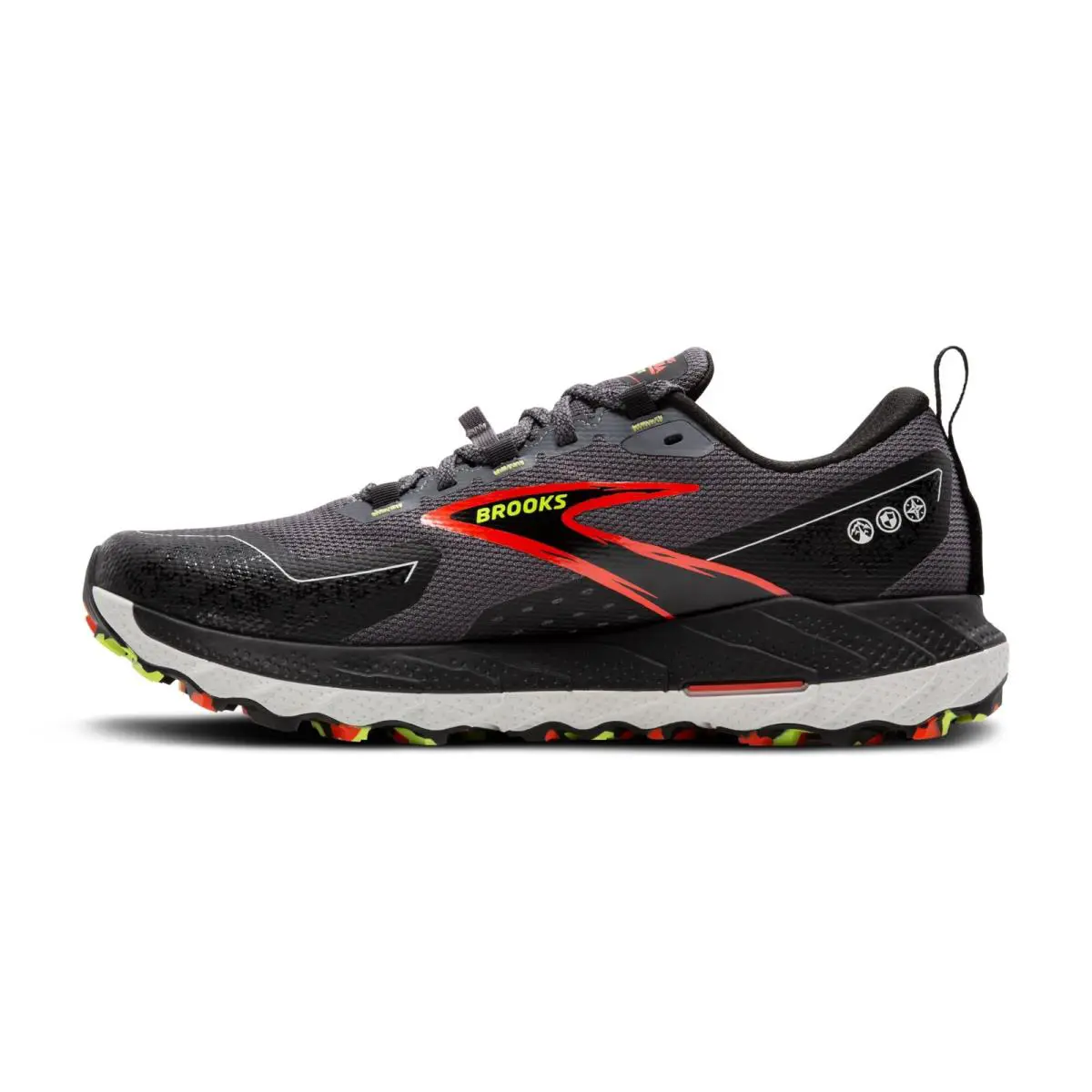 Brooks shoes - 110427-016 - 110427-016 - Blackened Pearl/Black/Tomato (UPC: 195394499117) 3