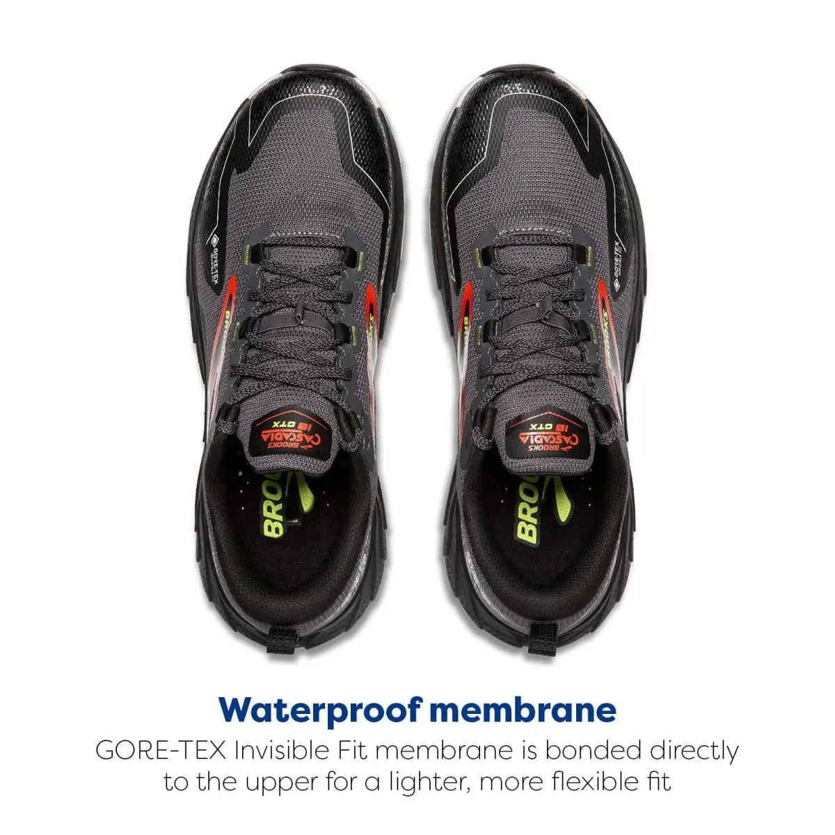 Brooks shoes - 110427-016 - 110427-016 - Blackened Pearl/Black/Tomato (UPC: 195394499100) 3