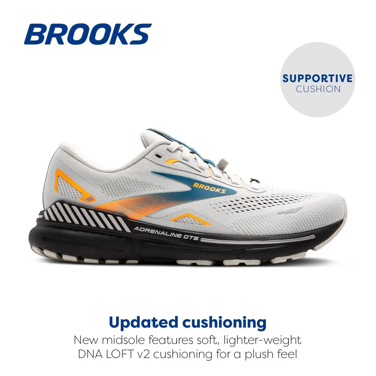 Brooks shoes - Brooks Adrenaline GTS 23 GORE-TEX - 110424-1D-071 - Gray (UPC: 195394493269) 0