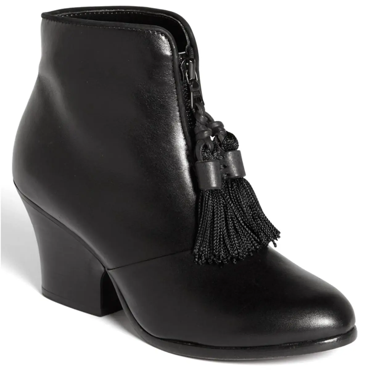 Rag Bone Leather Ankle Boot Booties Black Size 38 Run Small - US 7.5