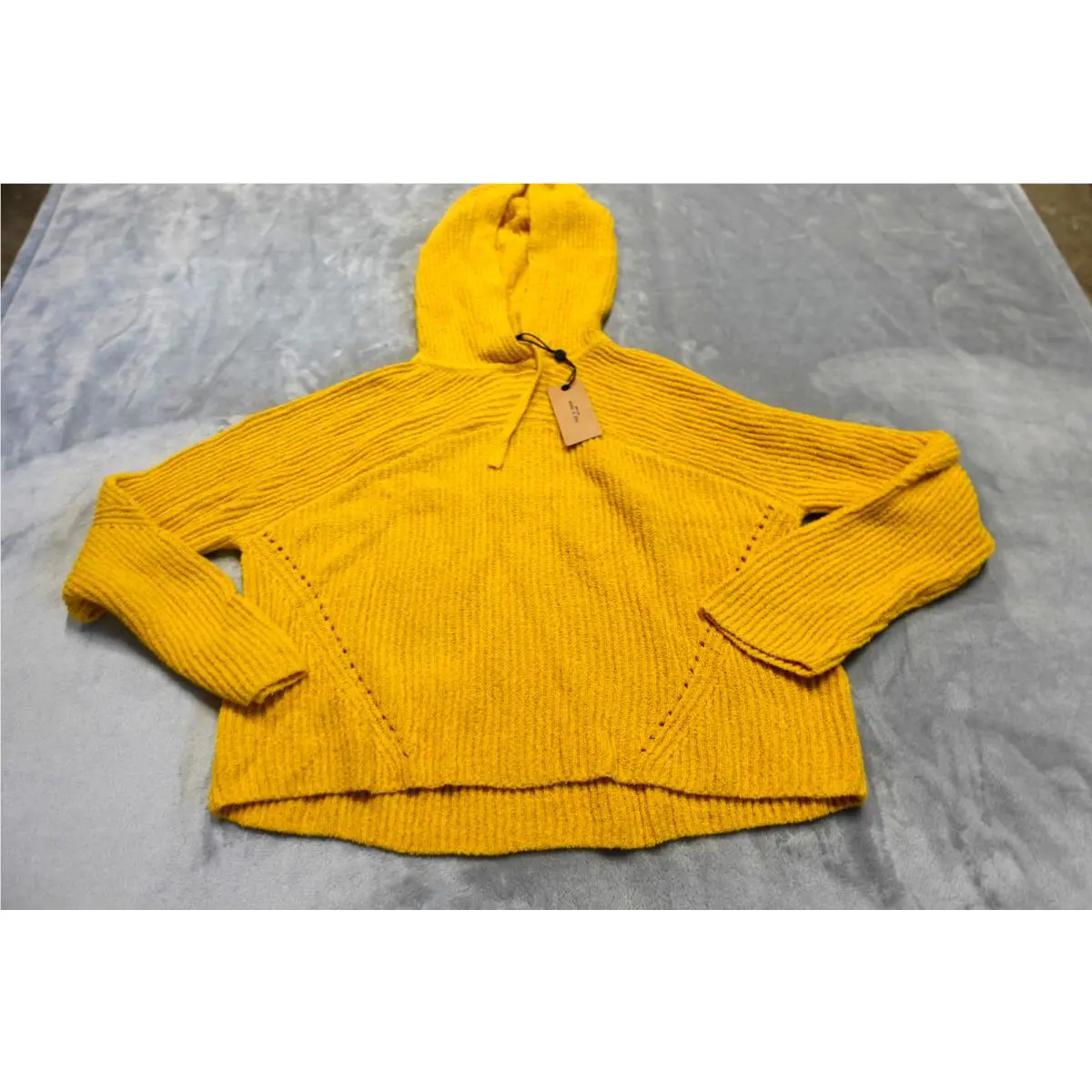 Rag Bone Women`s Size XS Chirping Yellow Sunny Hoodie