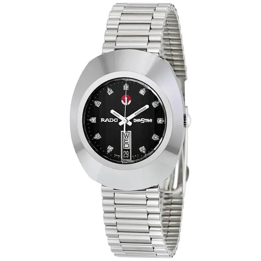 Diastar Automatic Black Dial Men`s Watch R12408613 by Rado