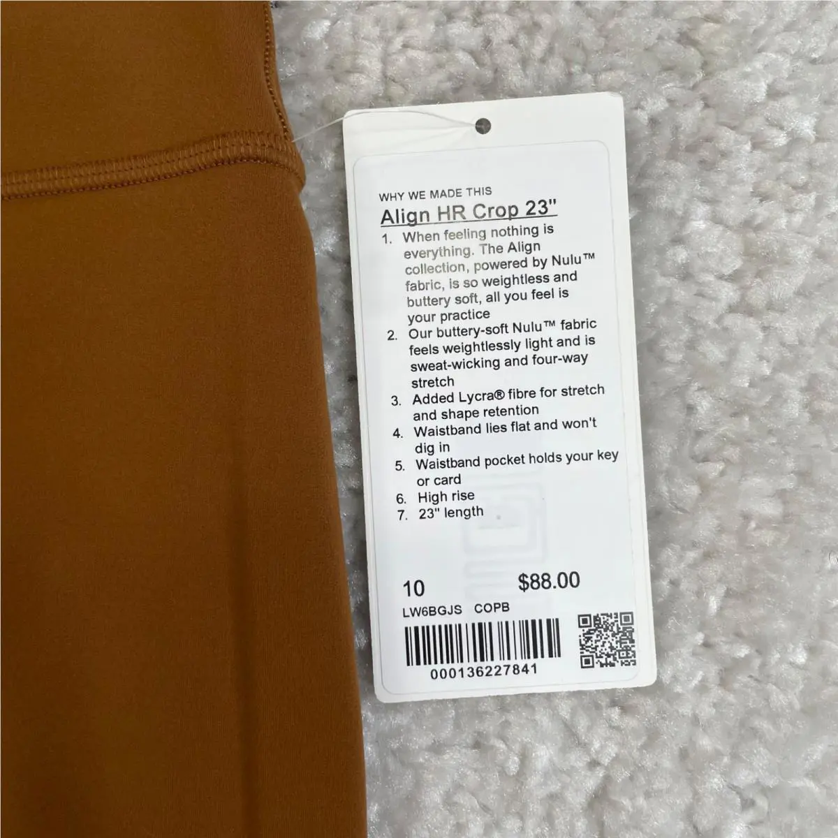 Lululemon clothing - Brown 2