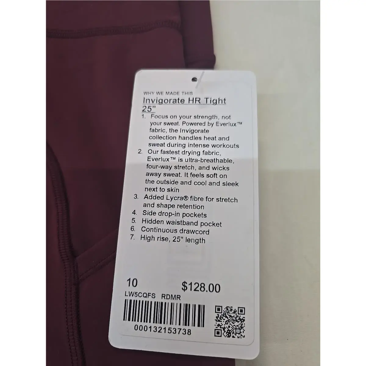 Lululemon clothing - Red 0