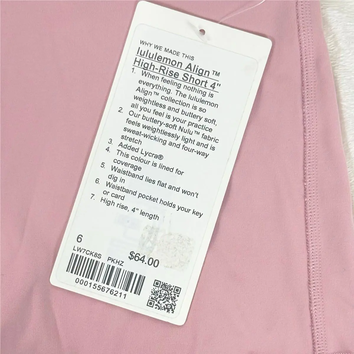 Lululemon clothing - Pink 1