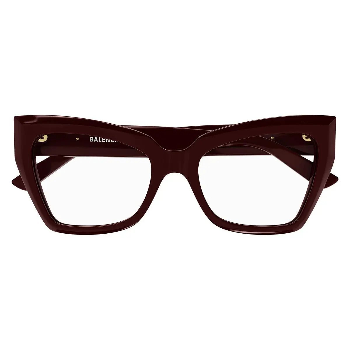 Balenciaga BB0275O Eyeglasses Women Red Cat Eye 53mm