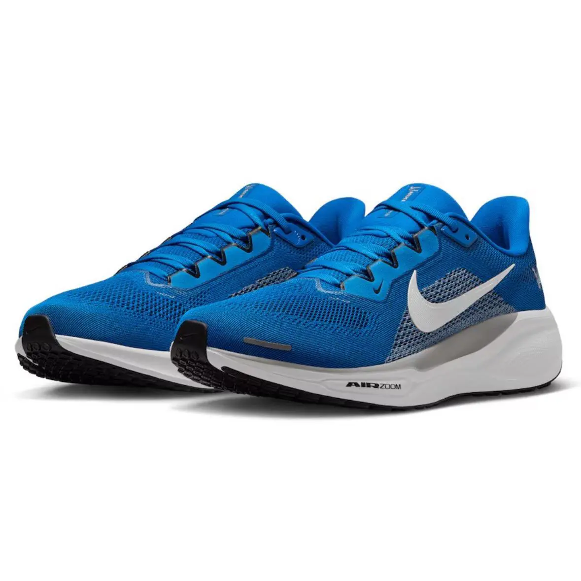 Detroit Lions Nike Air Zoom Pegasus 41 Running Shoe FZ5087-400 Size 10.5 - Battle Blue/White/Wolf Grey/White