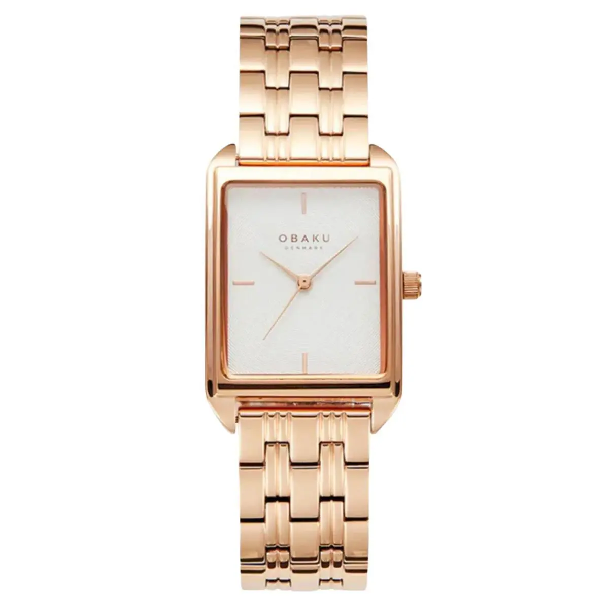 Obaku Women`s Kamille White Dial Watch - V293LXVISV