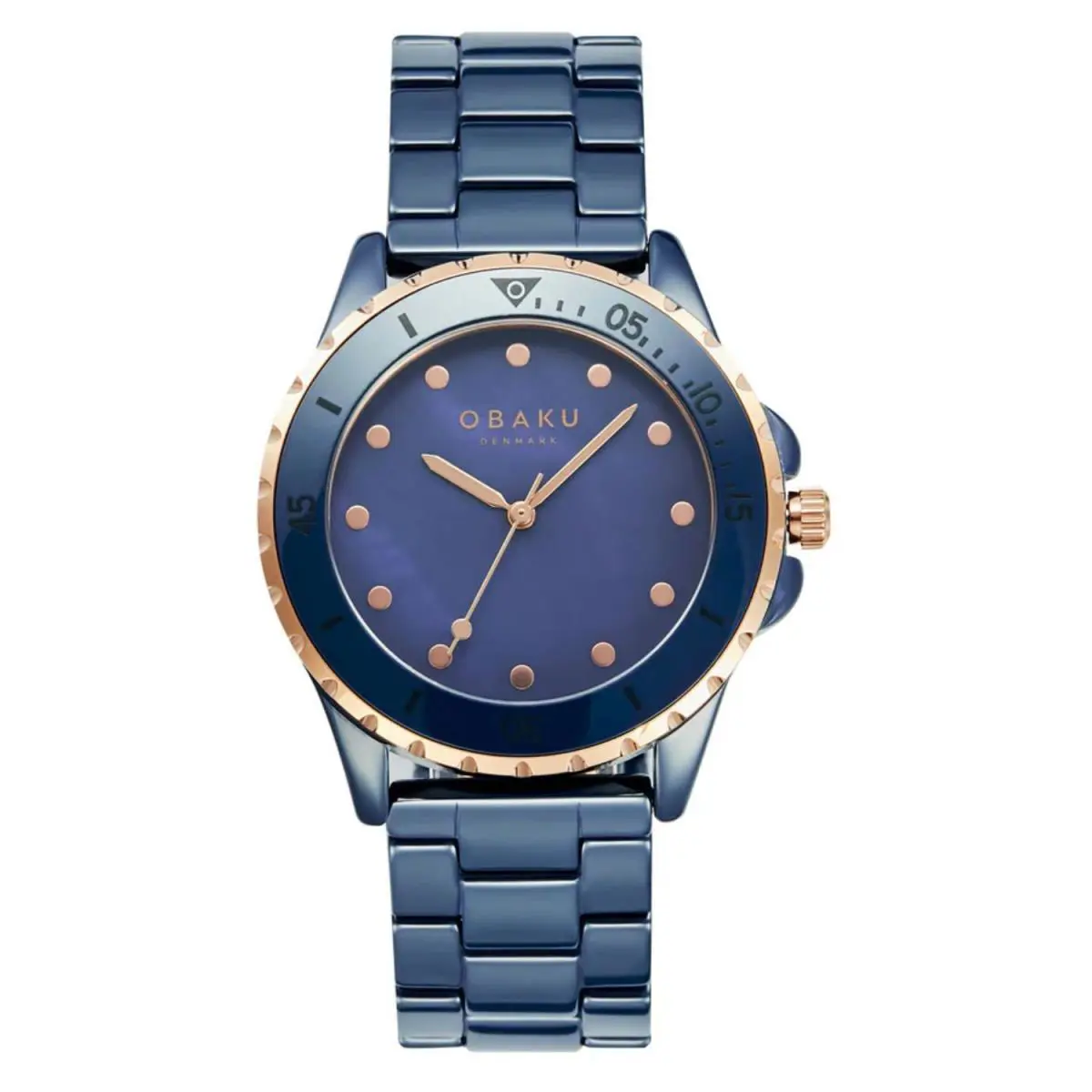 Women`s Urt Lille Blue Dial Watch - V279LXSLCL by Obaku