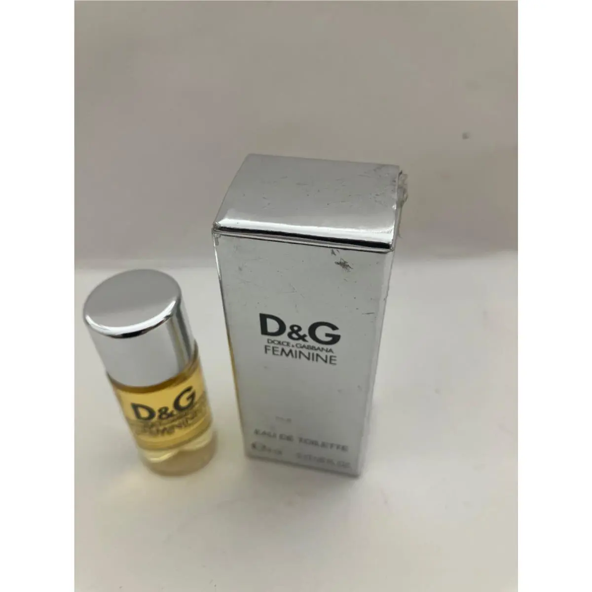Dolce Gabbana Feminine 0.13oz/ 4ml Edt Splash Miniature Rare