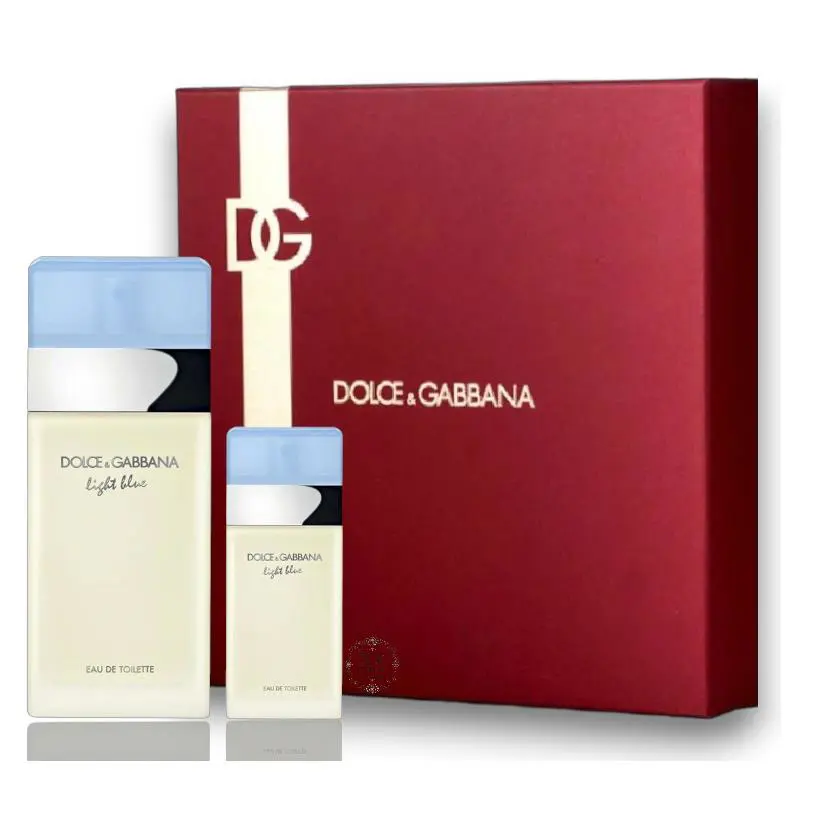 Dolce Gabbana Light Blue 2 Pc`s Set Eau De Toilette 6.7 oz 0.84 oz Woman