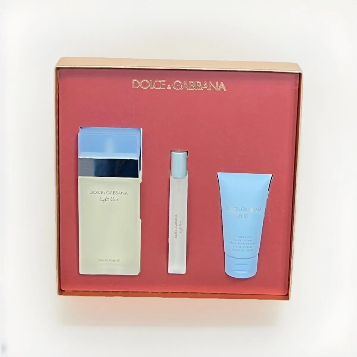 Dole Gabbana Light Blue 3pc Gift Set For Women