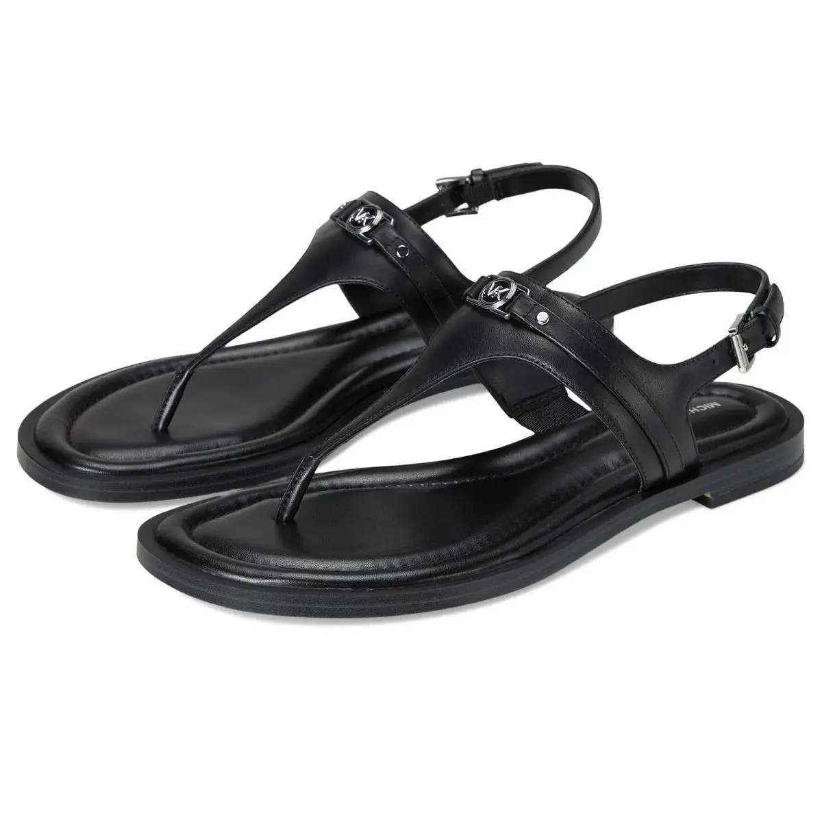 Woman`s Sandals Michael  Mandy Thong Sandal Black by Michael Kors