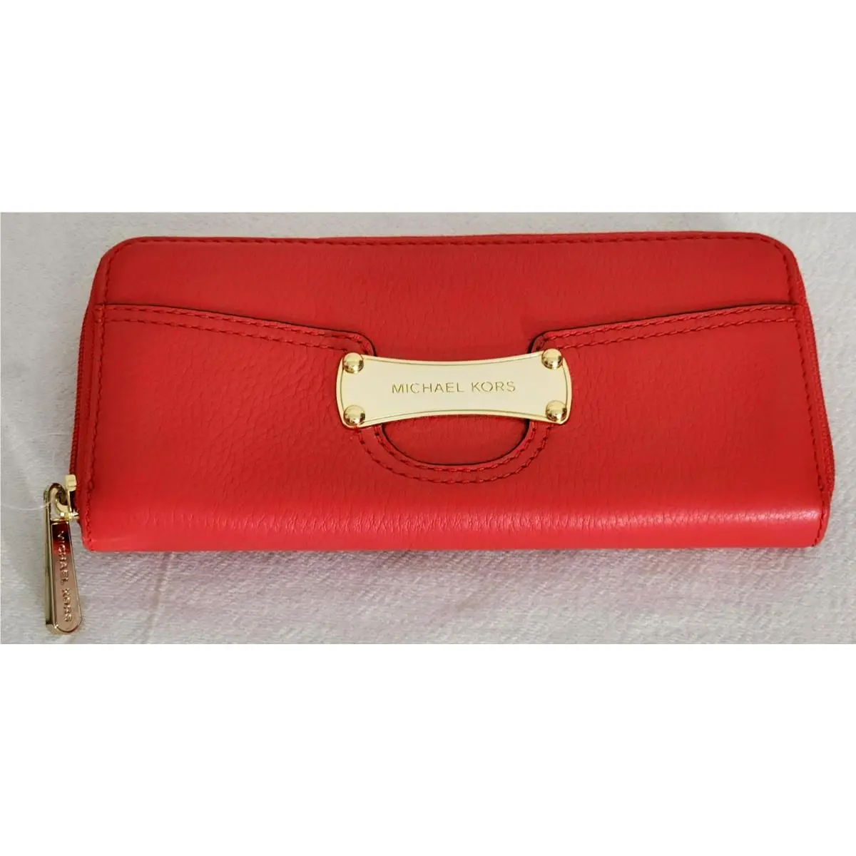Camden Large Mandarin Leather Gold Shoulder Bag +/or Wallet Wallet by Michael Kors
