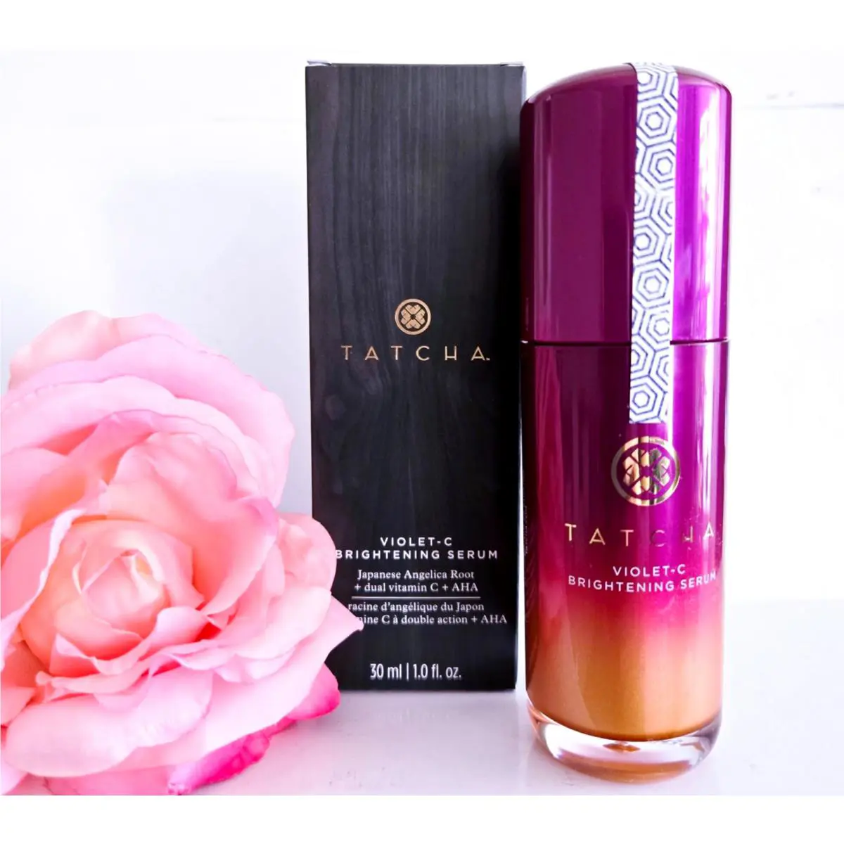 Tatcha Violet-c Brightening Serum 20% Vitamin C + 10% Aha Anti-age