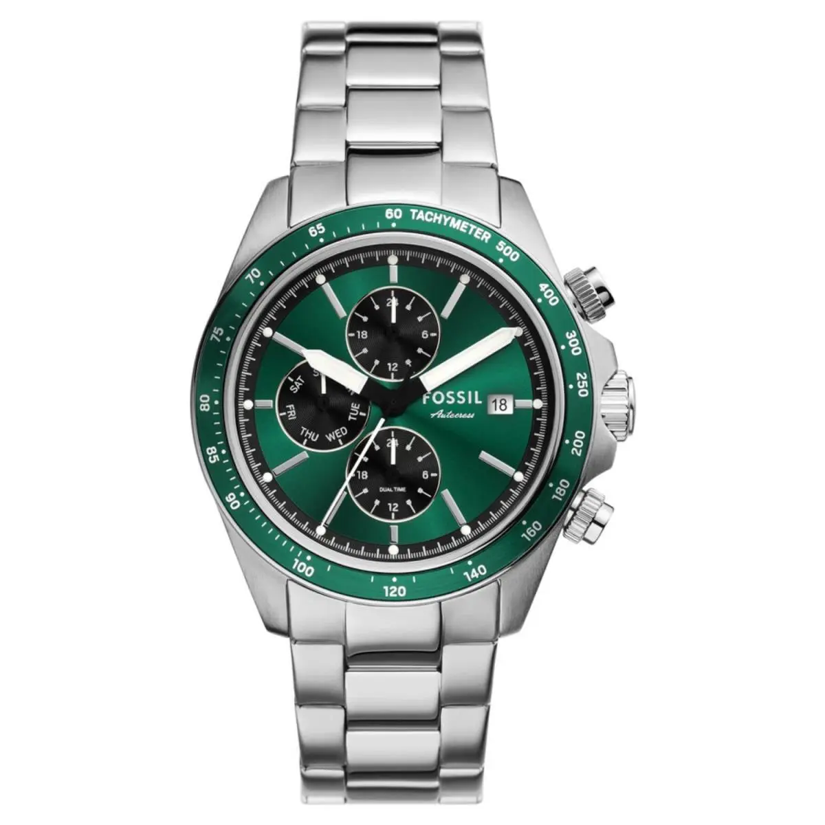 Men`s Autocross Green Dial Watch - FS6127 by Fossil