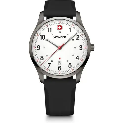 Swiss Army Men`s 01.1441.132 City Sport White Dial Watch 42mm by Wenger
