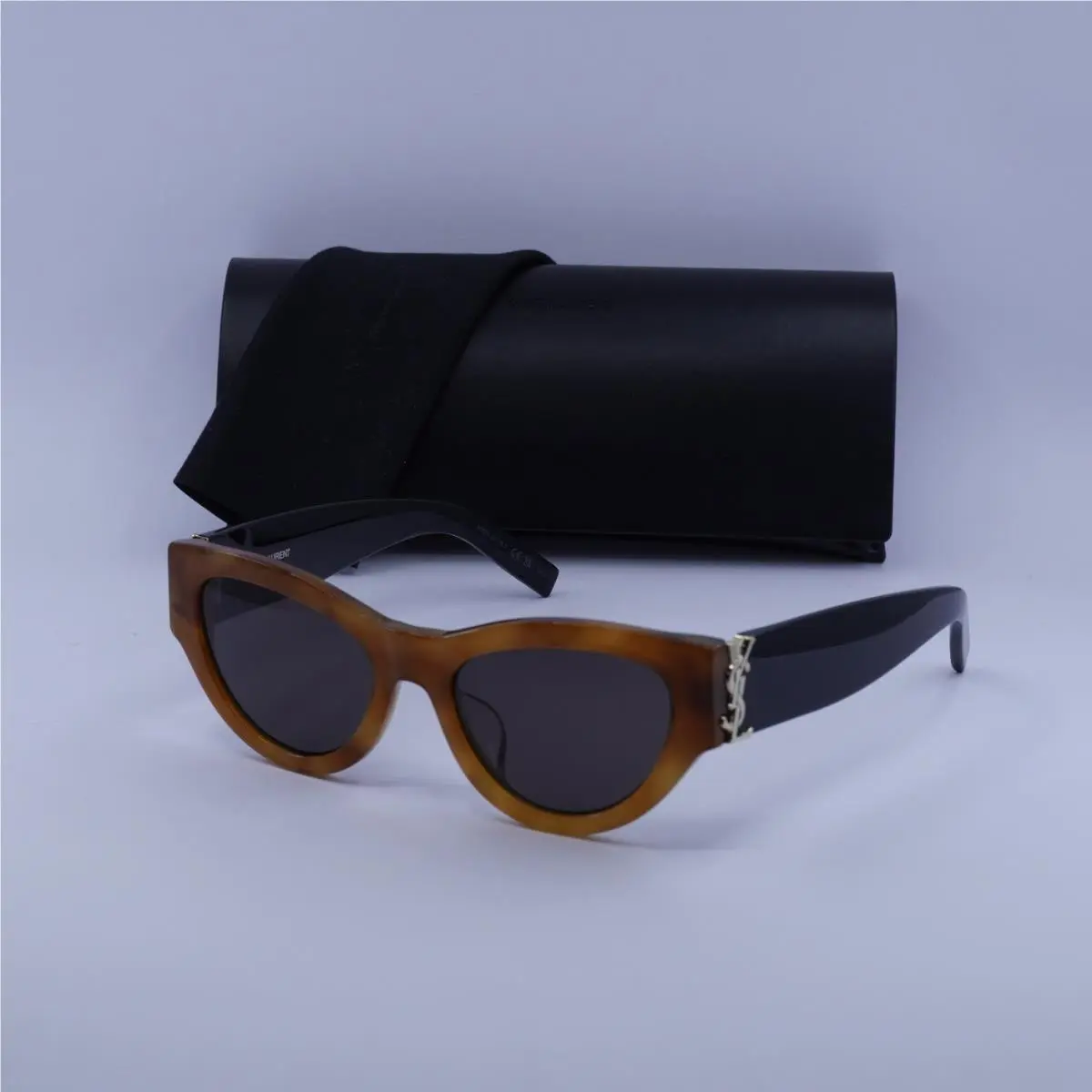 Saint Laurent SL M94/F 004 Havana/black/black 53-19-145 Sunglasses by Yves Saint Laurent