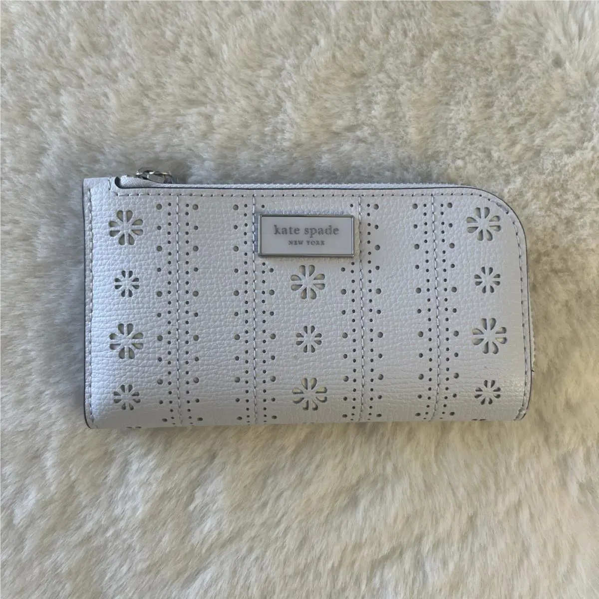 Kate Spade Devin Perforated Small Slim Bifold Wallet