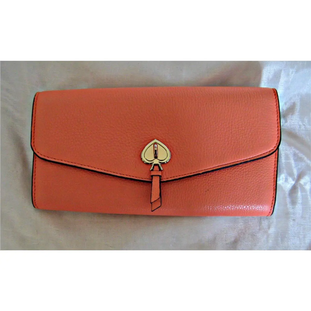 Kate Spade - Marty Large Slim Flap Wallet - Melon Ball
