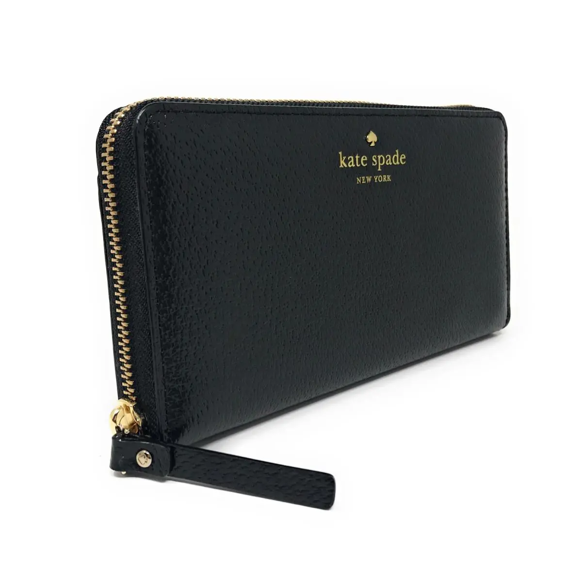 Kate Spade New York Grand Street Lacey Black Leather Wallet