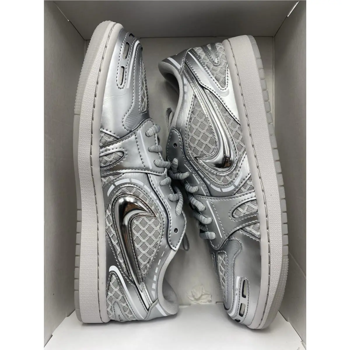Nike shoes - Air Jordan 1 - Air - HQ2186-002 - Neutral Grey/Metallic Silver 5