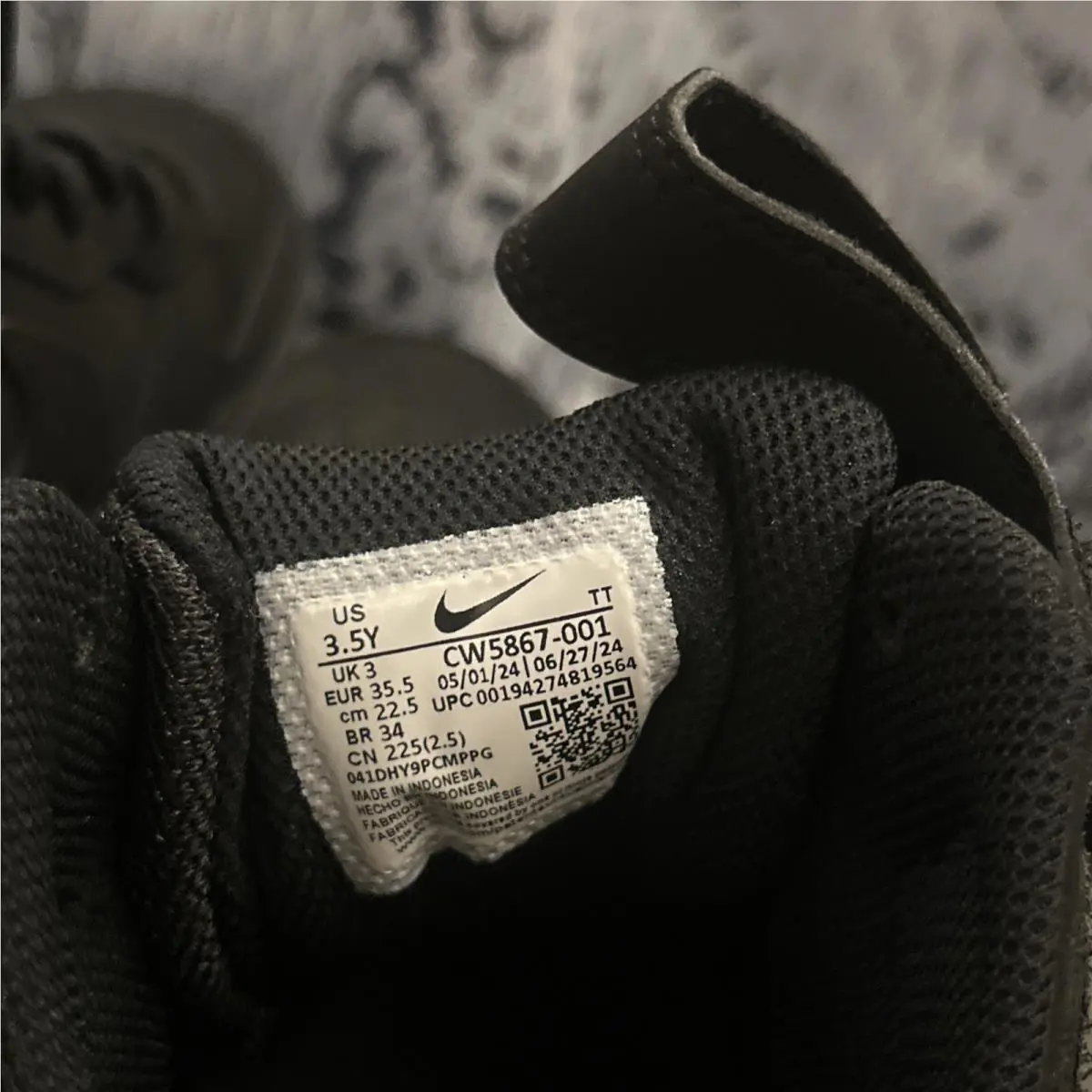 Nike shoes - Nike Court Borough - Court Borough - Black (UPC: 0194274819564) 9