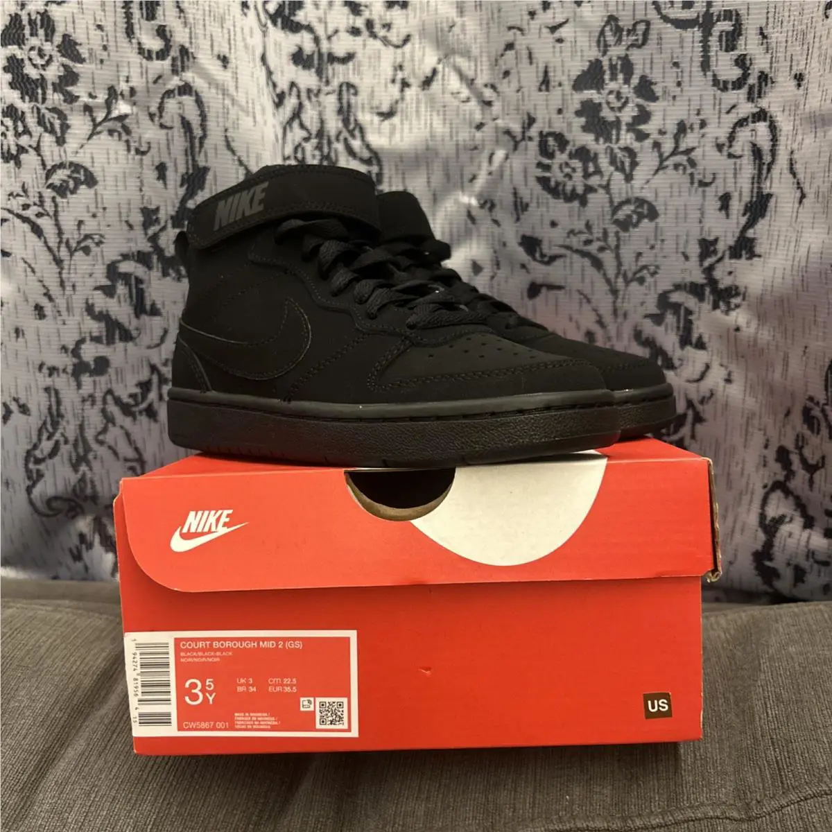 Nike shoes - Nike Court Borough - Court Borough - Black (UPC: 0194274819564) 0