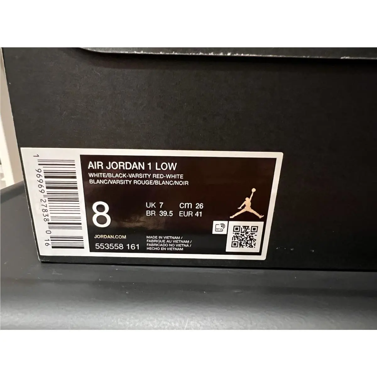 Nike shoes - Nike Air Jordan 1 - Air - Black 7