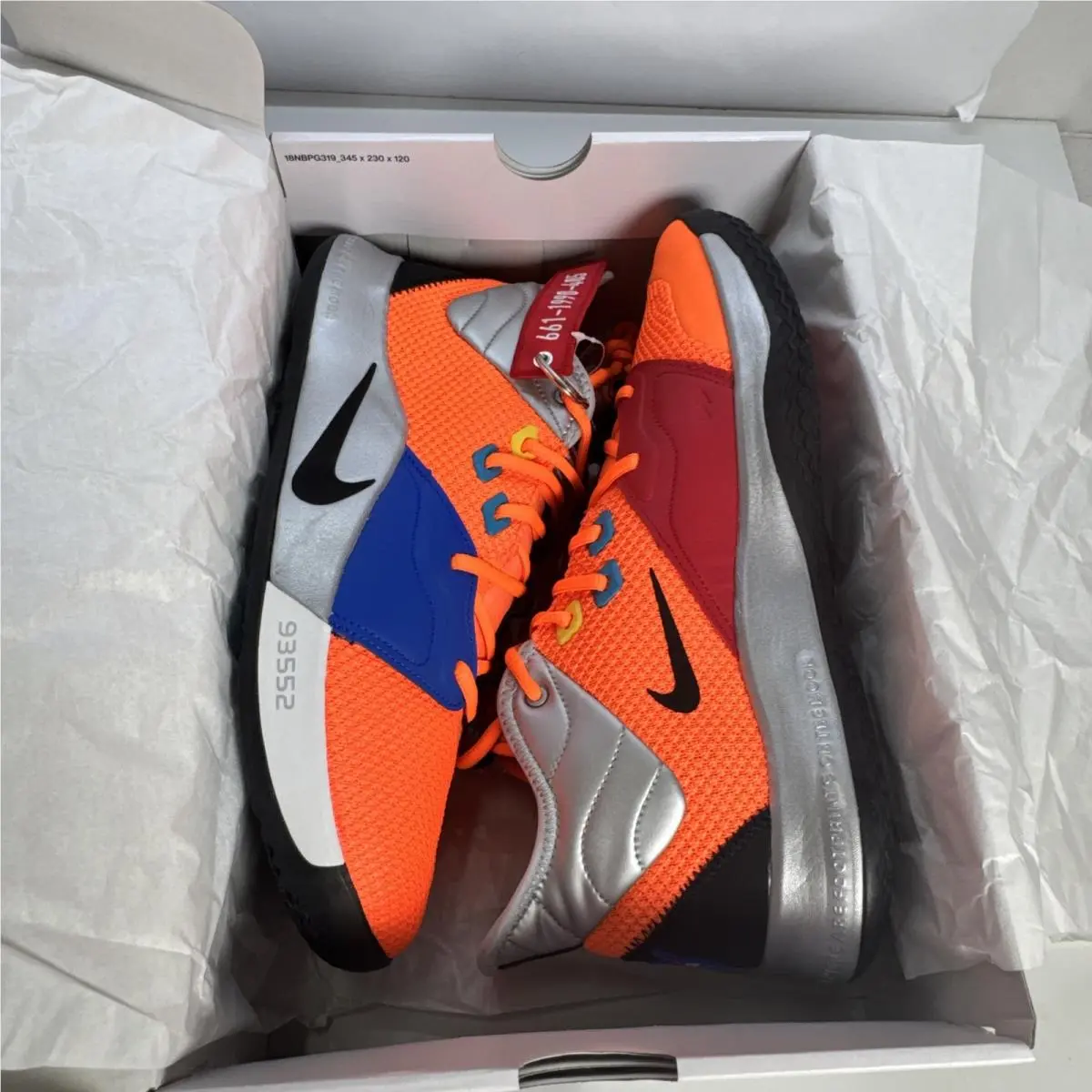 Nike shoes - Nike Pg 3 - CI2666-800 - Orange (UPC: 0192501350163) 8