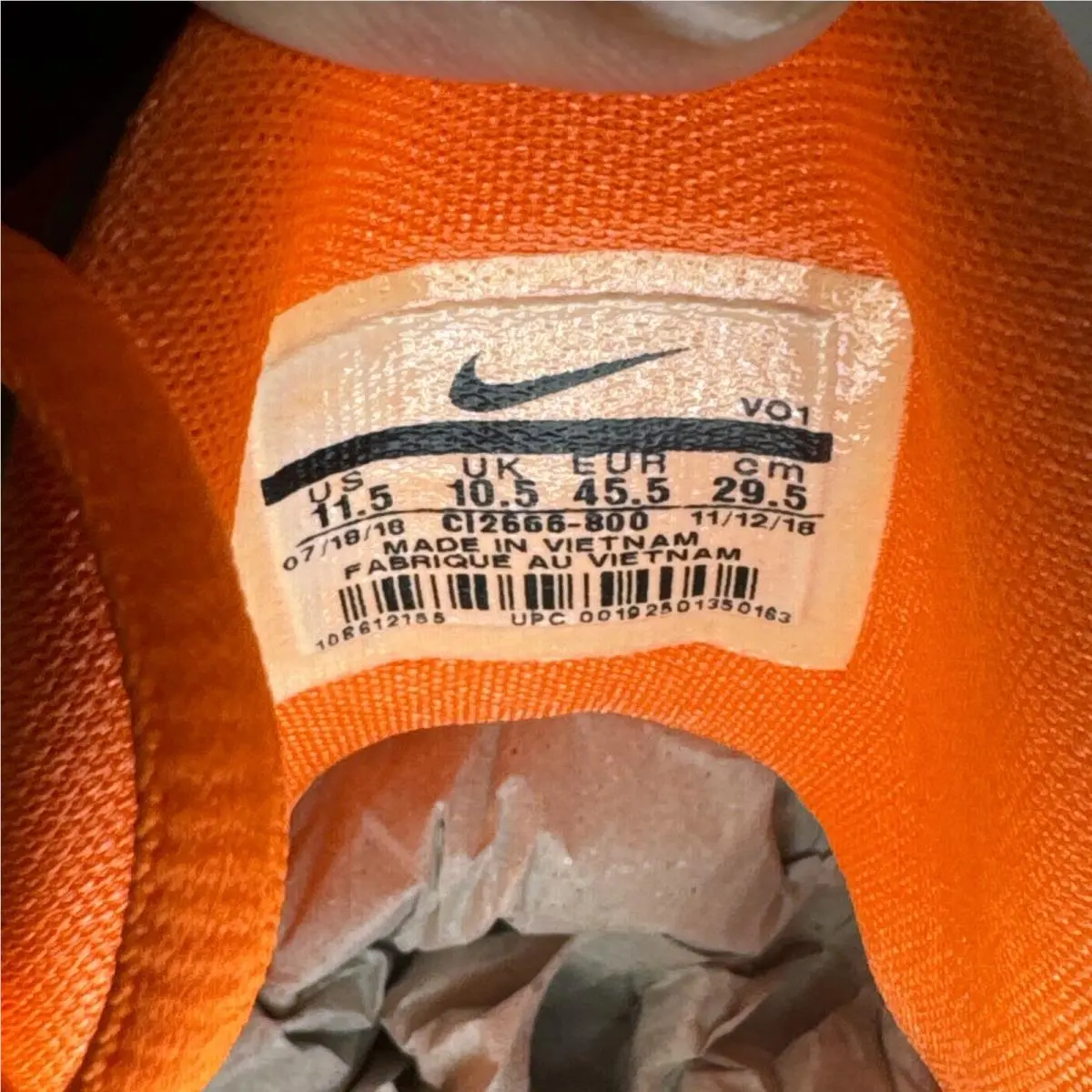 Nike shoes - Nike Pg 3 - CI2666-800 - Orange (UPC: 0192501350163) 9