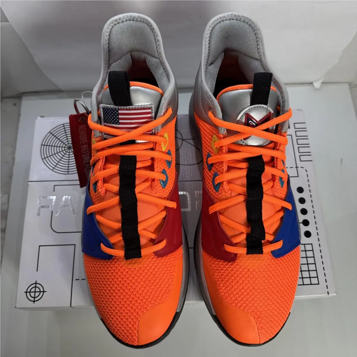 Nike shoes - Nike Pg 3 - CI2666-800 - Orange (UPC: 0192501350163) 3
