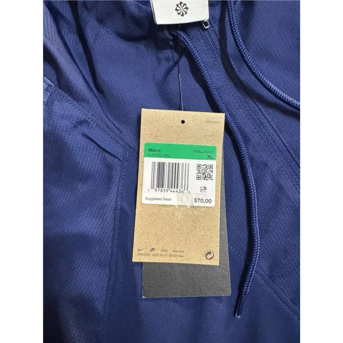 Nike clothing - Nike Academy+ Repel Woven Anorak Jackek - Blue 2