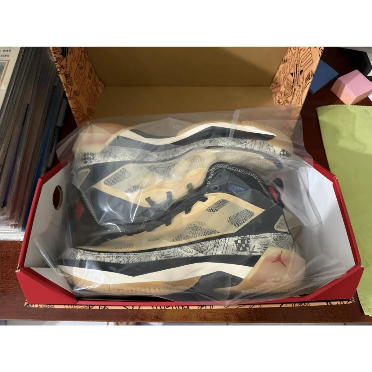 Nike shoes - Air Jordan 37 - Air - DZ0811-200 - Pale Vanilla/Black/Pale Ivory/University Red 7