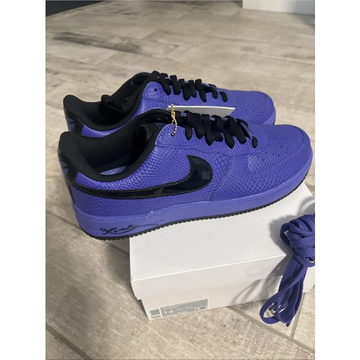 Nike shoes - Nike Air Force 1 - Air Force - II7062-500 - Purple, Manufacturer: Persian Violet/Black 1