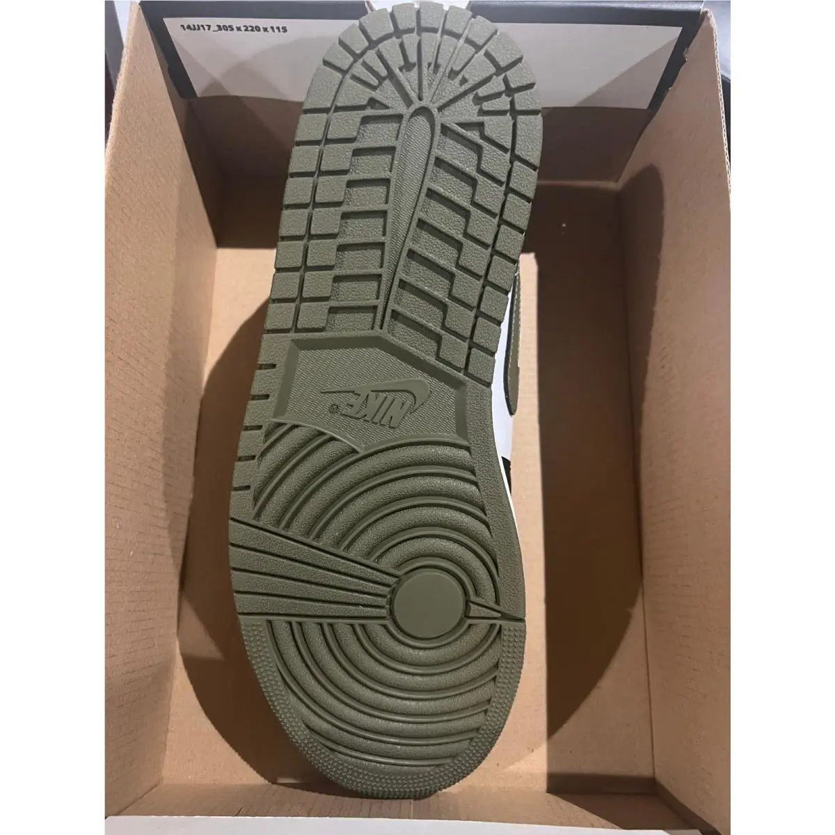 Nike shoes - 553558 - 553558 - BLACK/WHITE-MEDIUM OLIVE 5